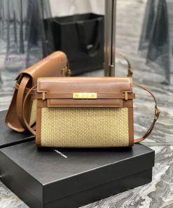 Yves Saint Laurent Bags 𝑴𝒂𝒏𝒉𝒂𝒕𝒕𝒂𝒏 The latest bag type of Manhattan 2022 flip Manhattan baguette bag changes the cla f135k87z