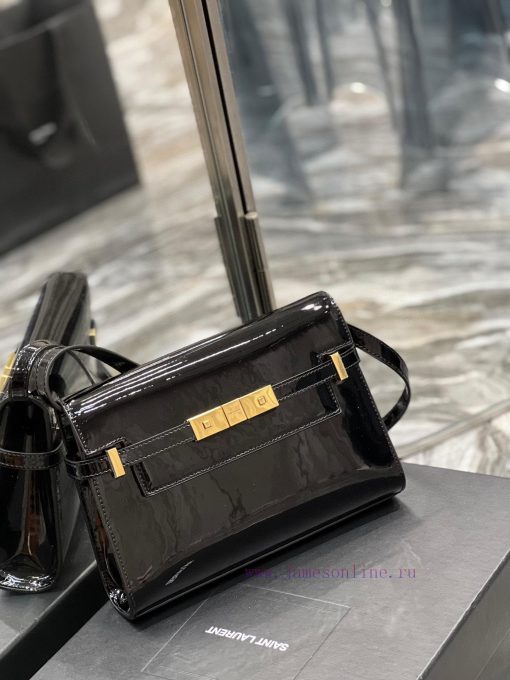 Yves Saint Laurent Bags 𝙈𝙖𝙣𝙝𝙖𝙩𝙩𝙖𝙣 𝟮𝟰𝙘𝙢Synchronized with the new Manhattan baguette bag, small size 24cm, newly arriv h8m7krud - Image 5