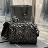 Yves Saint Laurent Bags Envelope black patent leather with black buckleMedium stitched genuine leather envelope bagC udyikzhd