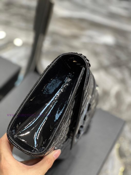 Yves Saint Laurent Bags Envelope black patent leather with black buckleMedium stitched genuine leather envelope bagC udyikzhd - Image 6