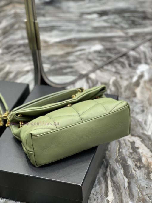 Yves Saint Laurent Bags Avocado Green Gold Button𝙇𝙤𝙪𝙡𝙤𝙪𝙋𝙪𝙛𝙛𝙚𝙧 Quilted lamb leather bag, made of 100% lambskin, with 9iprkcvy - Image 8