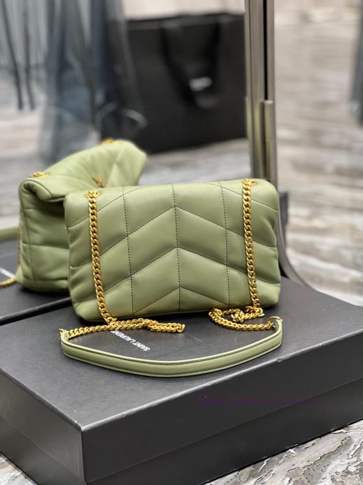Yves Saint Laurent Bags Avocado Green Gold Button𝙇𝙤𝙪𝙡𝙤𝙪𝙋𝙛𝙛𝙚𝙧𝙢𝙞⼉𝙣𝙞 _ Mini crossbody bag is coming. The whole bag is m 1tge7a78 - Image 6