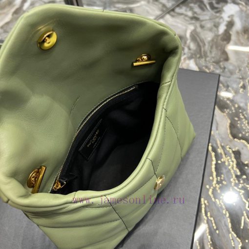 Yves Saint Laurent Bags Avocado Green Gold Button𝙇𝙤𝙪𝙡𝙤𝙪𝙋𝙛𝙛𝙚𝙧𝙢𝙞⼉𝙣𝙞 _ Mini crossbody bag is coming. The whole bag is m 1tge7a78 - Image 10