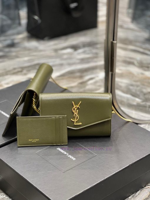 Yves Saint Laurent Bags 𝑈𝑝𝑡𝑜𝑤𝑛 _ Mini envelope packageThe most classic iconic metal logo, paired with a detachable c hlyx4zl2