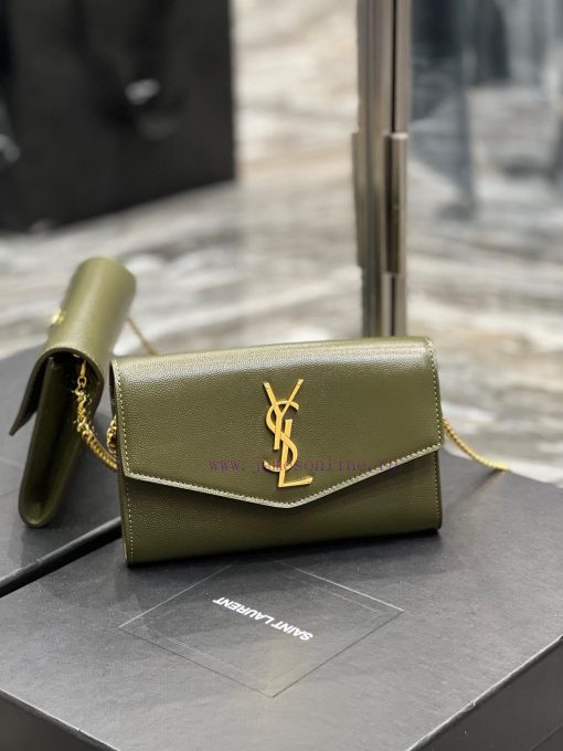 Yves Saint Laurent Bags 𝑈𝑝𝑡𝑜𝑤𝑛 _ Mini envelope packageThe most classic iconic metal logo, paired with a detachable c hlyx4zl2 - Image 3