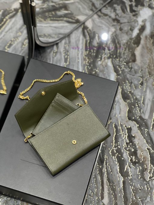 Yves Saint Laurent Bags 𝑈𝑝𝑡𝑜𝑤𝑛 _ Mini envelope packageThe most classic iconic metal logo, paired with a detachable c hlyx4zl2 - Image 6