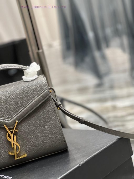 Yves Saint Laurent Bags The other design of the CASSANDRA mini handbag series is its rotating metal buckle, which is jkmmb3do - Image 4