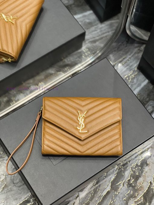 Yves Saint Laurent Bags 𝑴𝑶𝑵𝑶𝑮𝑹𝑨𝑴 _ Caviar handbag, with detachable wrist strap, wear-resistant caviar pattern, 100% dohtynla