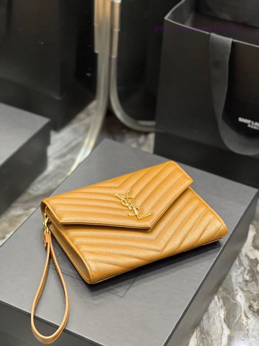 Yves Saint Laurent Bags 𝑴𝑶𝑵𝑶𝑮𝑹𝑨𝑴 _ Caviar handbag, with detachable wrist strap, wear-resistant caviar pattern, 100% dohtynla - Image 4