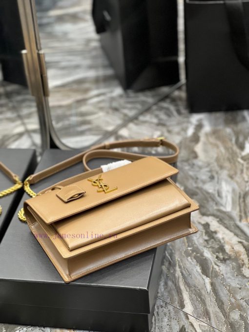 Yves Saint Laurent Bags 𝙉𝙚𝙬 𝙢𝙚𝙙𝙞𝙪𝙢 𝙨𝙪𝙣𝙨𝙚𝙩The Sunset bag is a new member of the Sunset family, with a newly designed zebv8ic4 - Image 8