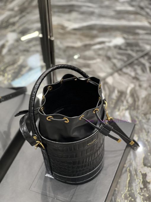 Yves Saint Laurent Bags Bahia series bucket bagThe newly launched bucket series is eye-catchingThe material of impor j49ii9f3 - Image 6