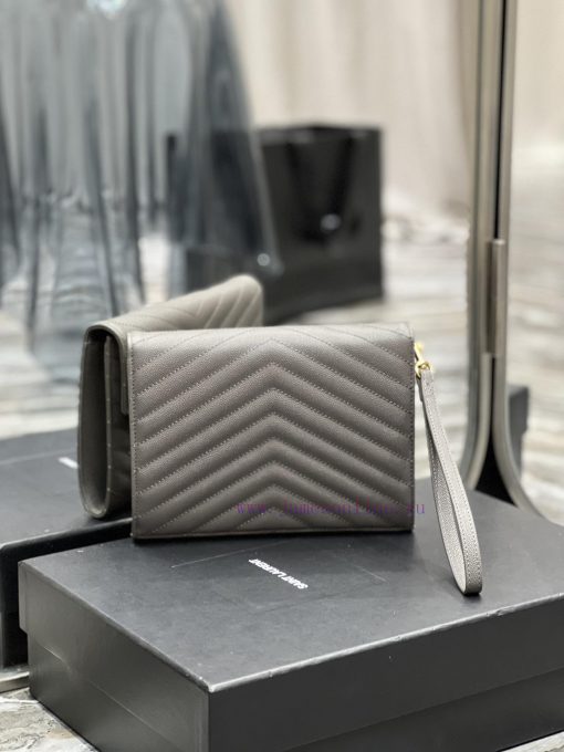 Yves Saint Laurent Bags 𝑴𝑶𝑵𝑶𝑮𝑹𝑨𝑴 _ Caviar handbag, with detachable wrist strap, wear-resistant caviar pattern, 100% nd6k4bsn - Image 6