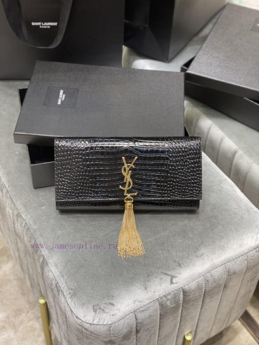Yves Saint Laurent Bags 𝑪𝒍𝒂𝒔𝒊𝒄𝑲𝒂𝒕𝒆 _ HandbagThe classic flip style handbag features a highly representative metal lo 3h03c10x