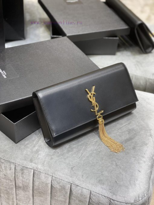 Yves Saint Laurent Bags 𝑪𝒍𝒂𝒔𝒊𝒄𝑲𝒂𝒕𝒆 _ HandbagThe classic flip style handbag features a highly representative metal lo ydydbjm9 - Image 3