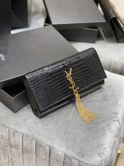 Yves Saint Laurent Bags 𝑪𝒍𝒂𝒔𝒊𝒄𝑲𝒂𝒕𝒆 _ HandbagThe classic flip style handbag features a highly representative metal lo 3h03c10x - Image 3