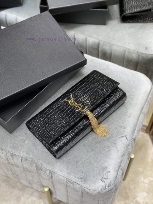 Yves Saint Laurent Bags 𝑪𝒍𝒂𝒔𝒊𝒄𝑲𝒂𝒕𝒆 _ HandbagThe classic flip style handbag features a highly representative metal lo 3h03c10x - Image 4