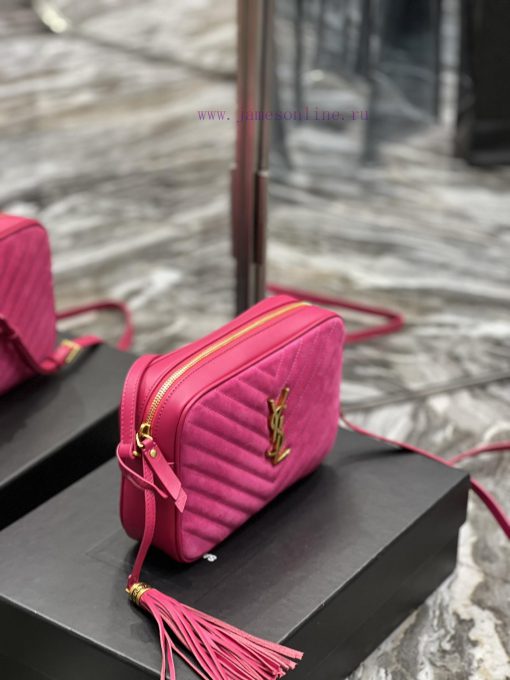 Yves Saint Laurent Bags 𝑳𝒐𝒖 Camera Bag _ Matte SeriesTop imported Italian cowhide is matched with frosted leather ca l74wc99h - Image 6