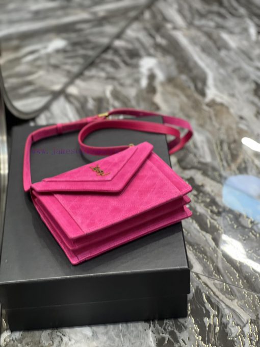 Yves Saint Laurent Bags GABY mini_Quilted Pattern Envelope BagImported suede with inner lambskin, carefully crafted x1un6ioj - Image 8