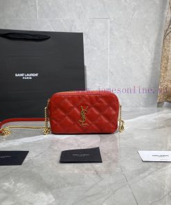 Yves Saint Laurent Bags The latest BECKY diamond stitched double zipper clutch is made of delicate original sheepski 0icb9n5f