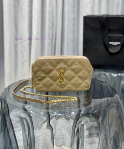 Yves Saint Laurent Bags The latest BECKY diamond stitched double zipper clutch is made of delicate original sheepski dgqwvanz