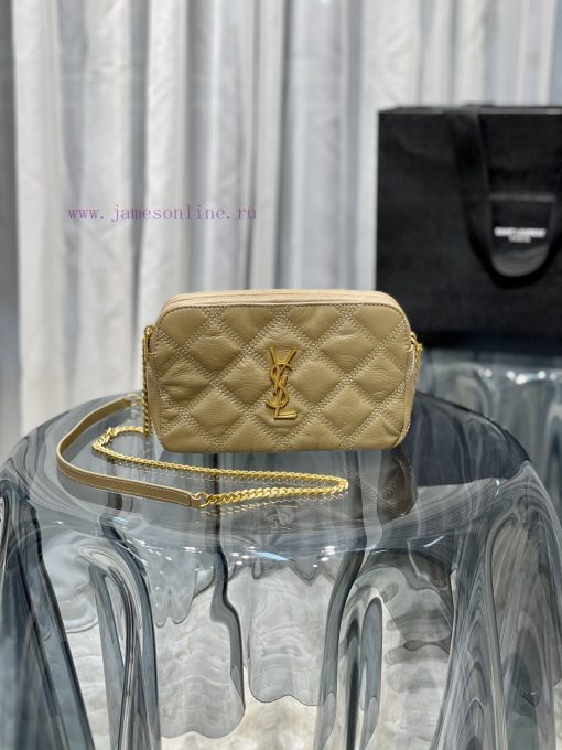 Yves Saint Laurent Bags The latest BECKY diamond stitched double zipper clutch is made of delicate original sheepski dgqwvanz