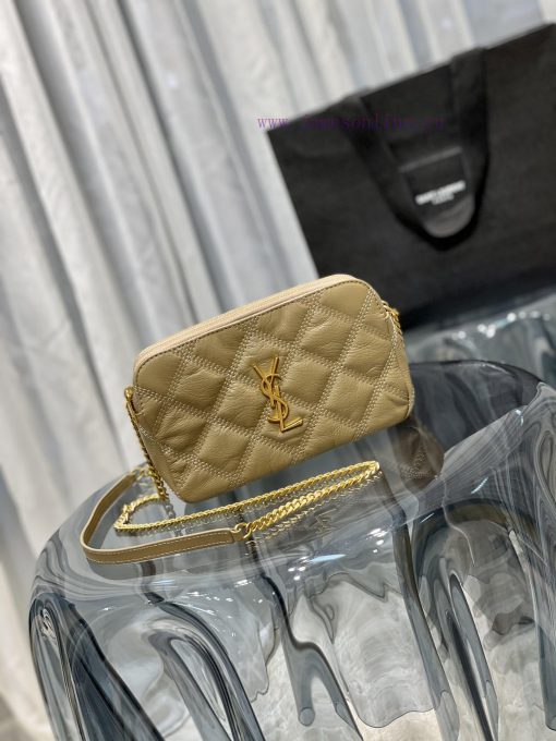 Yves Saint Laurent Bags The latest BECKY diamond stitched double zipper clutch is made of delicate original sheepski dgqwvanz - Image 3