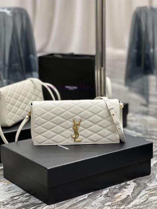 Yves Saint Laurent Bags 𝗞𝗮𝘁𝗲 𝘀𝘂𝗽𝗽𝗹𝗲 𝟵𝟵Y's most classic Kate supply series "Kate Supply 99" small sheepskin diamond g bf5mx6v4 - Image 2