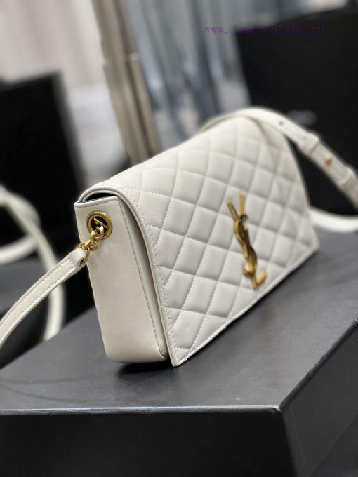 Yves Saint Laurent Bags 𝗞𝗮𝘁𝗲 𝘀𝘂𝗽𝗽𝗹𝗲 𝟵𝟵Y's most classic Kate supply series "Kate Supply 99" small sheepskin diamond g bf5mx6v4 - Image 6