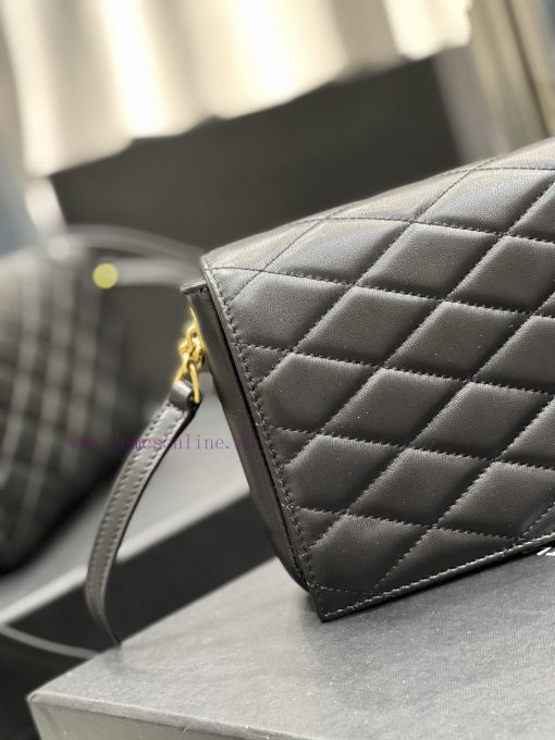 Yves Saint Laurent Bags 𝗞𝗮𝘁𝗲 𝘀𝘂𝗽𝗽𝗹𝗲 𝟵𝟵Y's most classic Kate supply series "Kate Supply 99" small sheepskin diamond g pdz94l23 - Image 4