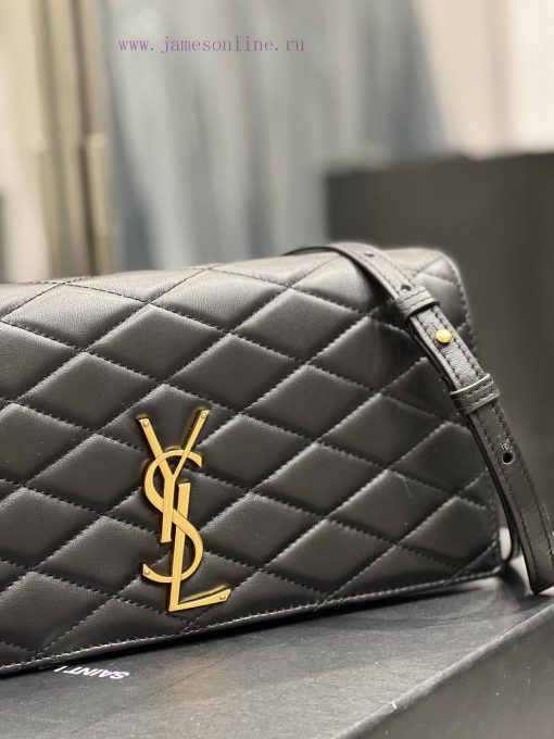 Yves Saint Laurent Bags 𝗞𝗮𝘁𝗲 𝘀𝘂𝗽𝗽𝗹𝗲 𝟵𝟵Y's most classic Kate supply series "Kate Supply 99" small sheepskin diamond g pdz94l23 - Image 5