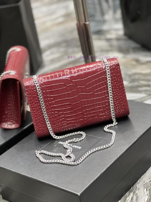 Yves Saint Laurent Bags Eternal ClassicKATE 24cm crocodile patterned fringe style_Definitely an eternal classic of Y 2acu0ssw - Image 6