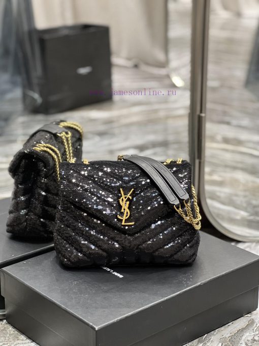 Yves Saint Laurent Bags ▪ 𝑳𝑶𝑼𝑳𝑶𝑼  ▪  New colorBlack pearl flower craftsmanship with gold buckle_The latest upgraded 3aofrcwk - Image 2