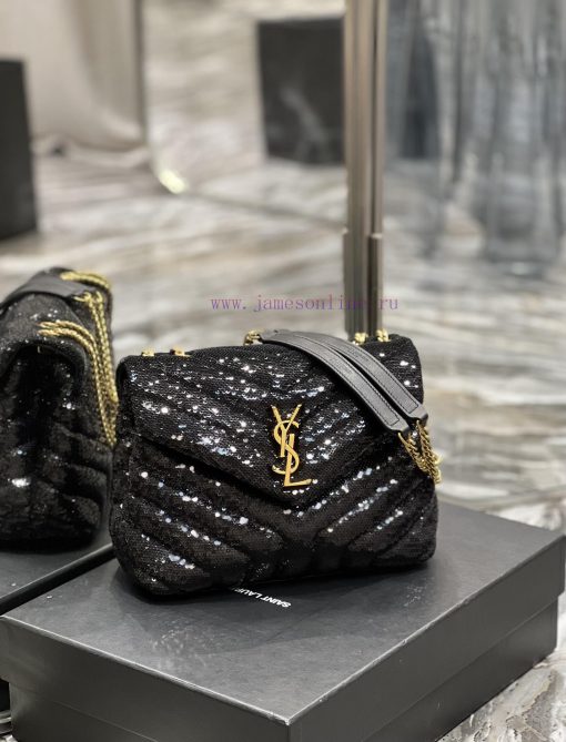 Yves Saint Laurent Bags ▪ 𝑳𝑶𝑼𝑳𝑶𝑼  ▪  New colorBlack pearl flower craftsmanship with gold buckle_The latest upgraded 3aofrcwk - Image 3
