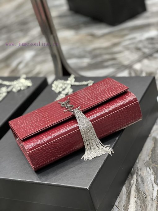 Yves Saint Laurent Bags Eternal ClassicKATE 24cm crocodile patterned fringe style_Definitely an eternal classic of Y 2acu0ssw - Image 10