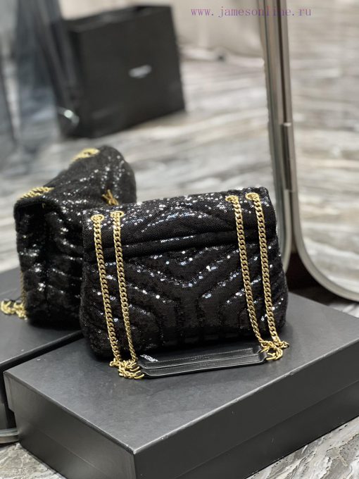 Yves Saint Laurent Bags ▪ 𝑳𝑶𝑼𝑳𝑶𝑼  ▪  New colorBlack pearl flower craftsmanship with gold buckle_The latest upgraded 3aofrcwk - Image 7