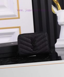 Yves Saint Laurent Bags Equipped with a complete set of the latest packagingThe SLoro Piana short round zipper walle 7jkwrqtp