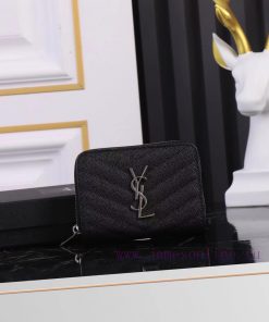 Yves Saint Laurent Bags Equipped with a complete set of the latest packagingThe SLoro Piana short round zipper walle fu1f2l45