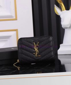 Yves Saint Laurent Bags Equipped with a complete set of the latest packagingThe SLoro Piana short round zipper walle 0dopjnyd