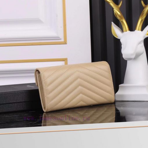 Yves Saint Laurent Bags Equipped with a complete set of the latest packagingY's envelope long clip is made of import b8nl88ec - Image 3