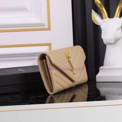 Yves Saint Laurent Bags Equipped with a complete set of the latest packagingY's envelope long clip is made of import b8nl88ec - Image 4