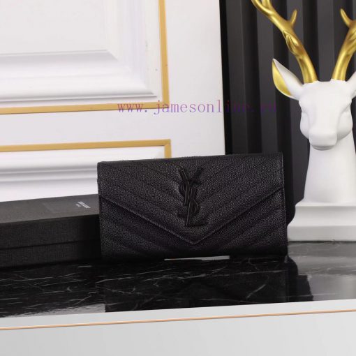Yves Saint Laurent Bags Equipped with a complete set of the latest packagingY's envelope long clip is made of import 114u7245