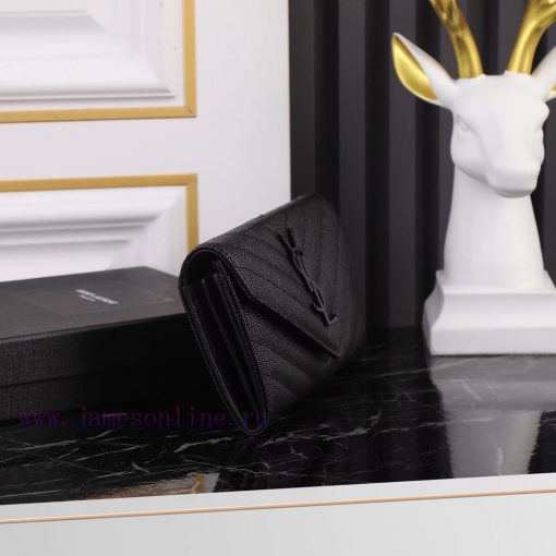 Yves Saint Laurent Bags Equipped with a complete set of the latest packagingY's envelope long clip is made of import 114u7245 - Image 4