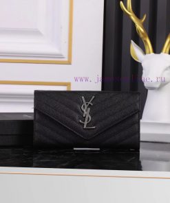Yves Saint Laurent Bags Equipped with a complete set of the latest packagingY's envelope long clip is made of import eevuhs5m