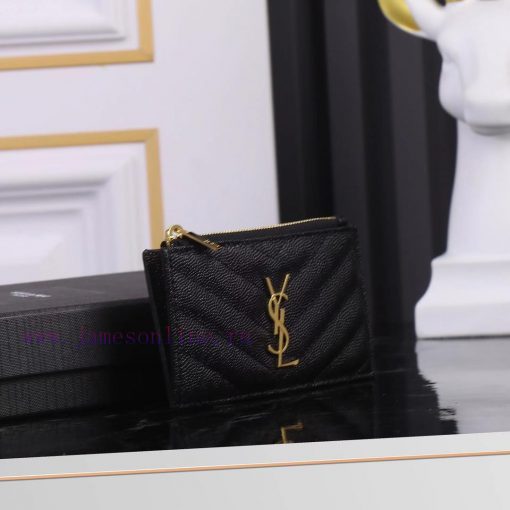 Yves Saint Laurent Bags New Saint Laurent Card Bag Authentic Development [Rose] [Rose] Imported Small Particle Leath xifyumbt - Image 4