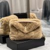 Yves Saint Laurent Bags Autumn and winter rabbit fur styles are out 🧏 ‍️Loulou Puffer launches rabbit fur with leath e3hs2bd3