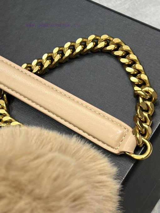 Yves Saint Laurent Bags Autumn and winter rabbit fur styles are out 🧏 ‍️Loulou Puffer launches rabbit fur with leath e3hs2bd3 - Image 6