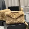 Yves Saint Laurent Bags Autumn and winter rabbit fur styles are out 🧏 ‍️Loulou Puffer launches rabbit fur with leath nzdpm7wn
