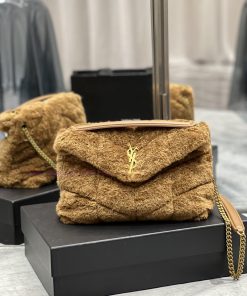 Yves Saint Laurent Bags Autumn and winter wool styles are available 🧏 ‍️Loulou Puffer launches wool and leather seri hyxwul3v