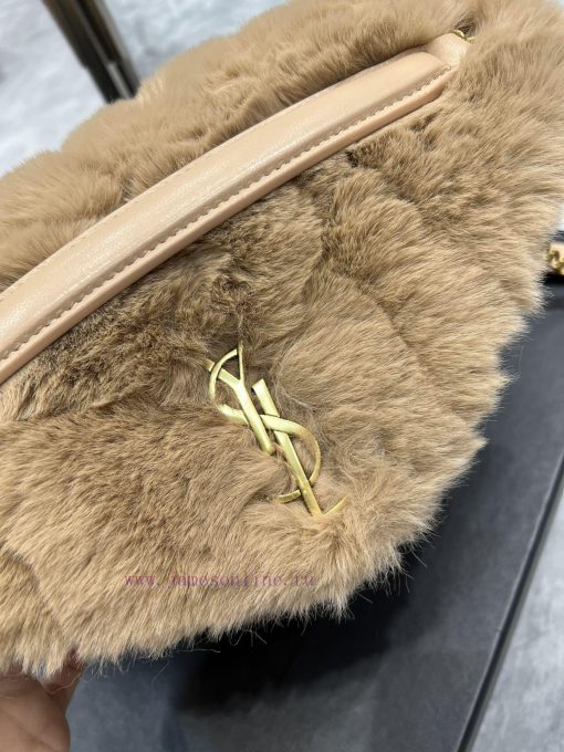 Yves Saint Laurent Bags Autumn and winter rabbit fur styles are out 🧏 ‍️Loulou Puffer launches rabbit fur with leath nzdpm7wn - Image 4