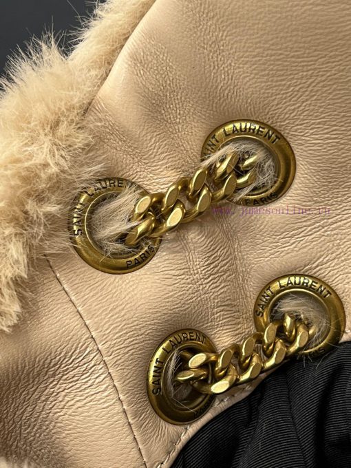 Yves Saint Laurent Bags Autumn and winter rabbit fur styles are out 🧏 ‍️Loulou Puffer launches rabbit fur with leath nzdpm7wn - Image 9